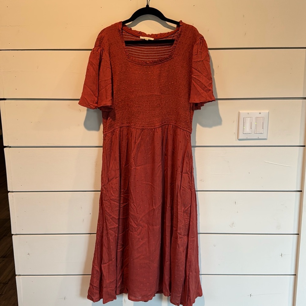 Tea N Rose Dress Plum